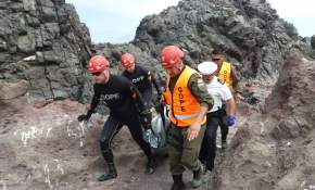 Encuentran cadáver en roqueríos del sector norte de Antofagasta [FOTOS]