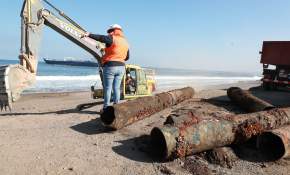 Estas son las tuberías que provocaron grave accidente de menor en playa de Antofagasta [FOTOS]