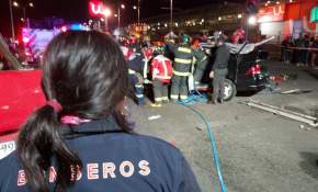 Violento choque deja 8 personas lesionadas en el sector norte de Antofagasta [FOTOS]