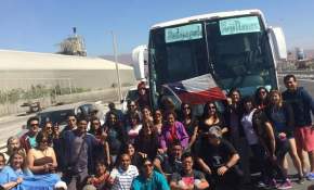 Profesores en paro de la Región de Antofagasta viajan a Asamblea Nacional de Movilizados en Santiago