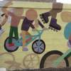 Pintan mural alusivo al 'Día Mundial Sin Autos' en Antofagasta
