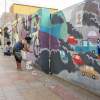 Pintan mural alusivo al 'Día Mundial Sin Autos' en Antofagasta