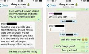 Decide poner a todas su ex en grupo de Whatsapp para saludo navideño